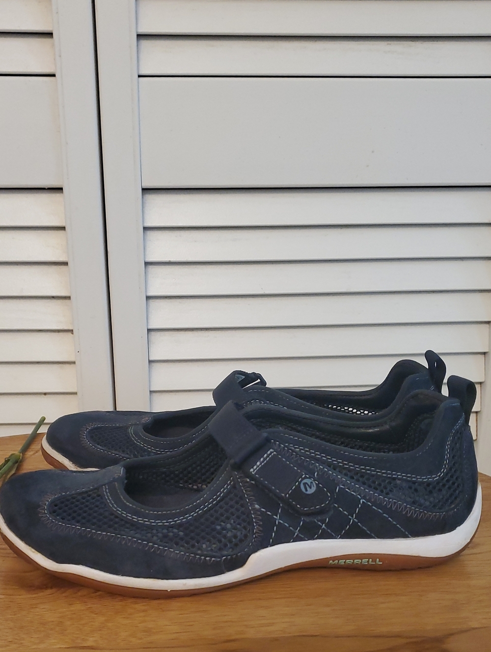 Merrell Navy Blue Performance Footwear Mary Jane Athletic Shoes Flats, Size 9 - Picture 6 of 10
